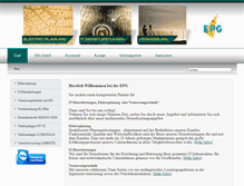 Tablet Screenshot of epg-gmbh.com